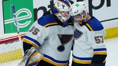 David Perron's hat trick helps Blues beat Wild, seize home ice