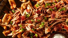 Loaded pork skin nachos: Try the recipe