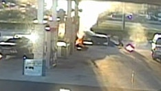 Video shows Florida gas station fire prompted by deputy's Taser during motorcyclist arrest