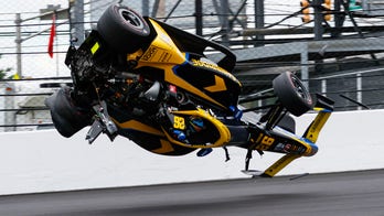 IndyCar driver Colton Herta flips at Indy 500 practice