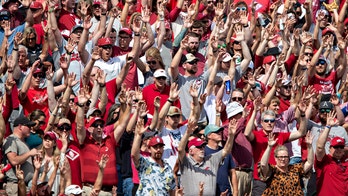 Rally raccoon: Arkansas baseball fan catches raccoon in stands