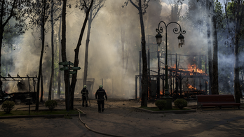 Image appears to show bodies of Russian soldiers arranged in letter 'Z' after Ukraine recaptures village