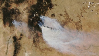 New Mexico wildfires captured in NASA satellite image