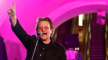 U2’s Bono, The Edge do surprise concert for Ukrainian troops in Kyiv