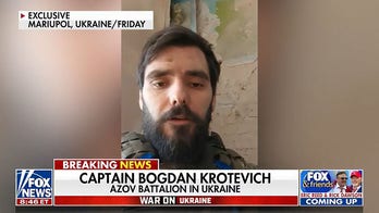 Ukrainian military captain speaks out from Mariupol steel mine 'catacombs' surrounded by Russians