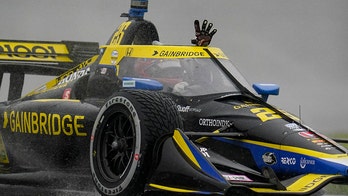 Colton Herta wins wet IndyCar GMR Grand Prix