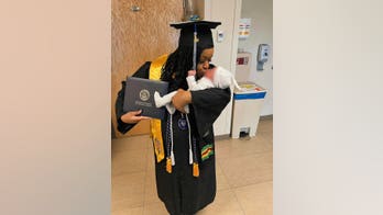 New Orleans woman gives birth on same day as college graduation, receives hospital room ceremony