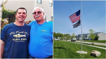 Ohio HOA orders veteran dad of slain police officer to remove Thin Blue Line flag: 'Political sign'