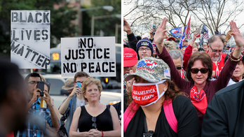 Montage: Progressive protests receive praise from media, while conservative activists are repeatedly slammed