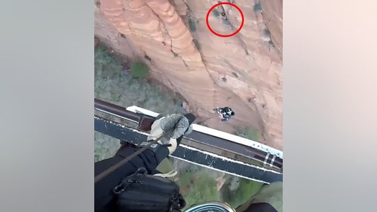 Solo climber rescued from cliff face after getting injured in fall at Zion National Park