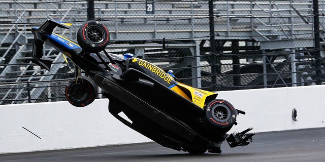 Herta was not seriously injured in the crash.