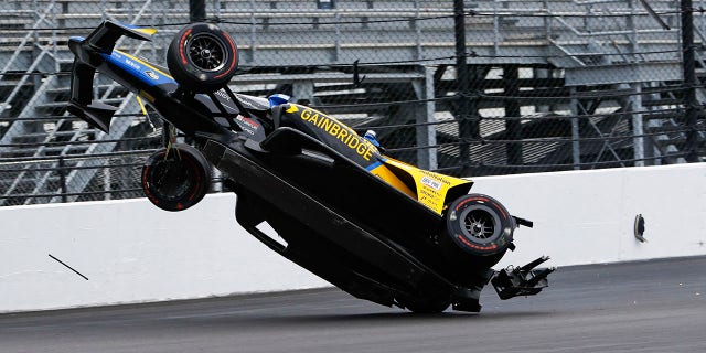 Herta was not seriously injured in the crash.
