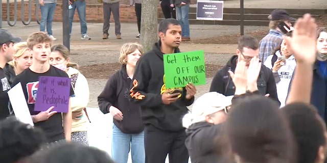 Old Dominion University protest against Allyn Walker