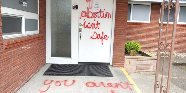 "Abortion isn't safe, you aren't either!" vandalism at Seattle-area pregnancy center Next Step Pregnancy Services