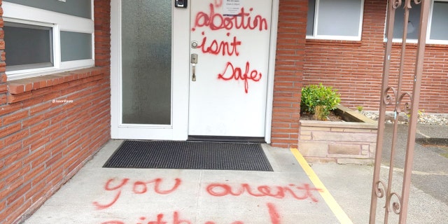 "Abortion isn't safe, you aren't either!" vandalism at Seattle-area pregnancy center Next Step Pregnancy Services