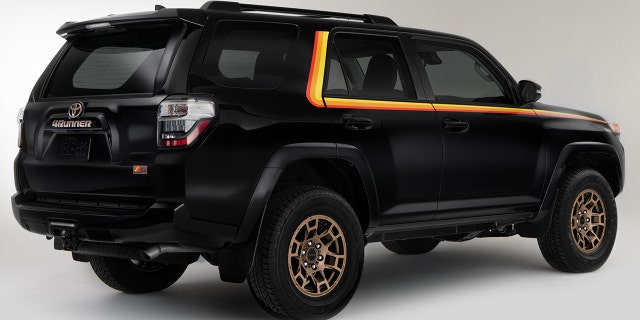 The anniversary 4Runner features throwback graphics.