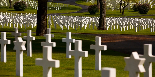 American Battle Monuments Commission cemeteries memorably feature the pristine white marble gravestones of some 125,000 Americans killed in wartime, all arrayed in perfect alignment. 