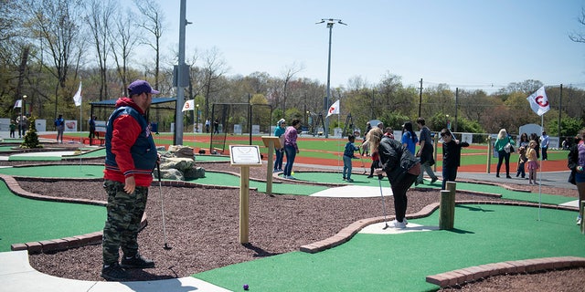 The Toms River Field of Dreams complex features a pavilion, basketball court, miniature golf course, trampoline, zip line, bocce court, snack shack and walking area circling the entire complex.