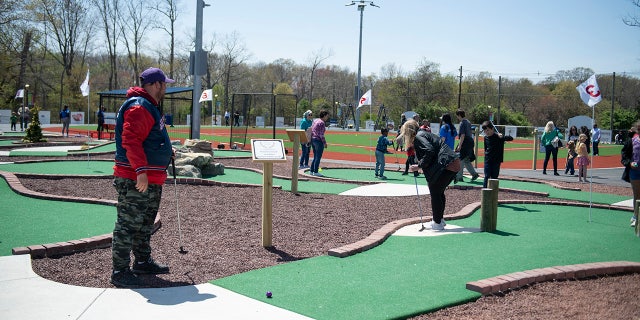 The Toms River Field of Dreams complex features a pavilion, basketball court, miniature golf course, trampoline, zip line, bocce court, snack shack and walking area circling the entire complex.