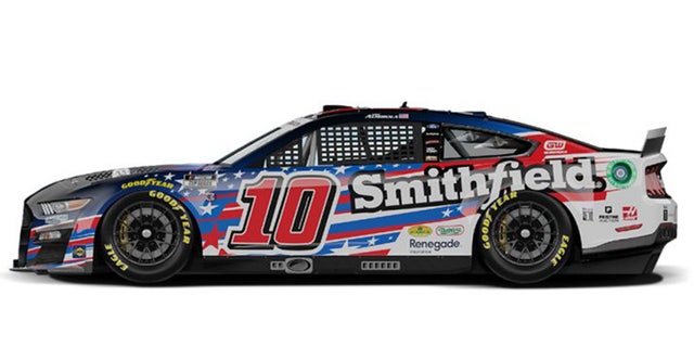 Aric Almirola drives for Stewart-Haas Racing