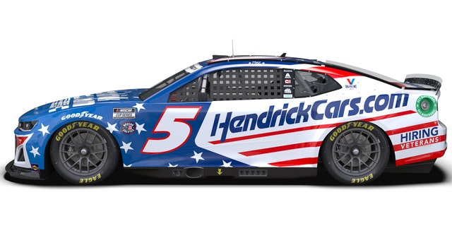 Kyle Larson drives for Hendrick Motorsports