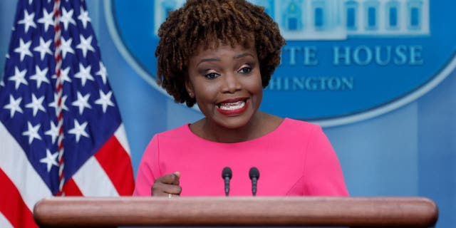 White House Press Secretary Karine Jean-Pierre holds the daily press briefing at the White House in Washington, U.S. May 26, 2022.