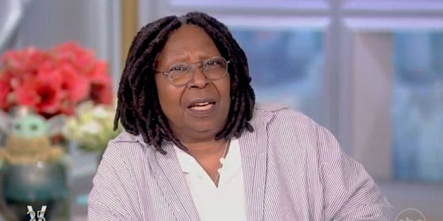 Whoopi Goldberg appears on the set of ABC's "The View" on May 19, 2022. 