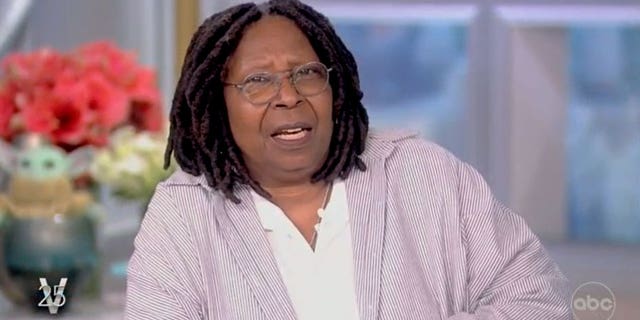 Whoopi Goldberg appears on the set of ABC's "The View" on May 19, 2022.