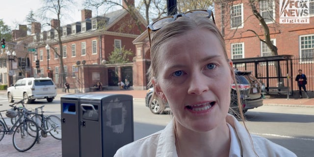 Alex, visiting from the UK, says Americans need to focus on getting rid of "polarization" for elections (Fox News Digital)