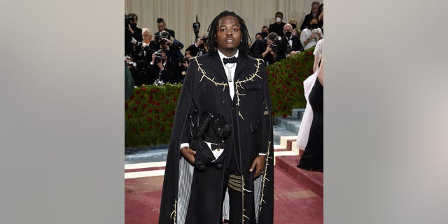 Gunna attends The Metropolitan Museum of Art's Costume Institute benefit gala celebrating the opening of the "In America: An Anthology of Fashion" exhibition on Monday, May 2, 2022, in New York.