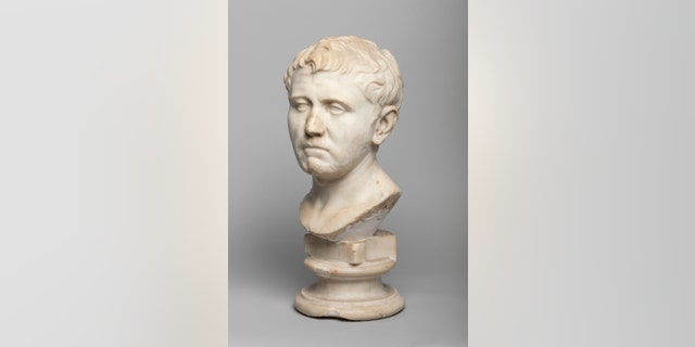This undated photo shows a marble bust that a Texas woman bought for about $35 from a Goodwill store that is temporarily on display at a San Antonio museum after experts determined it was a centuries-old sculpture missing from Germany since World War II.