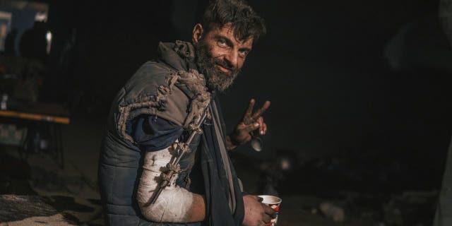 An Azov Special Forces Regiment's serviceman inside the Azovstal steel plant in Mariupol, Ukraine, Tuesday, May 10, 2022. (Dmytro 'Orest' Kozatskyi/Azov Special Forces Regiment of the Ukrainian National Guard Press Office via AP)