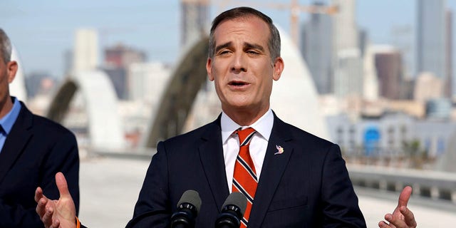 Two Republicans voted with Democrats to advance the nomination of former Los Angeles Mayor Eric Garcetti to be ambassador to India.