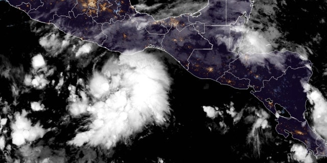 Tropical Storm Agatha over the Eastern Pacific