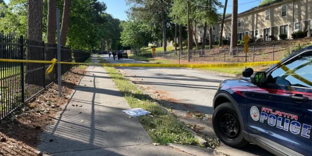 Atlanta police investigate a shooting.