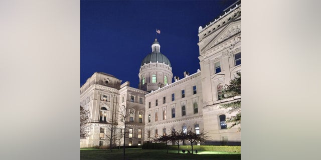 The capitol building in Indianapolis stood out for Barnes, because it didn't have "sprawling lawns" like a lot of other state capitols do.