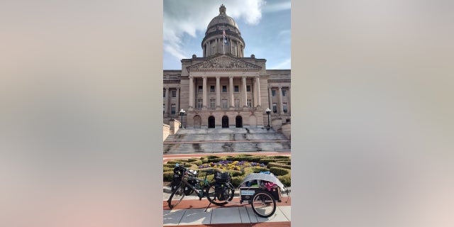 Barnes took this gorgeous image in Frankfort during his trip.