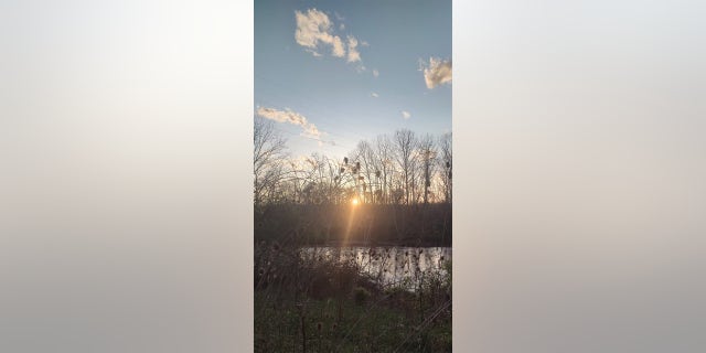 A sunset in Ohio, as seen by Bob Barnes. He first started his all-American journey on Aug. 1, 2021.