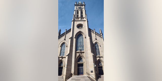 Barnes took this photo of a church in Cincinnati. He had previously told Fox News Digital that he's seen churches all across America during his trip.
