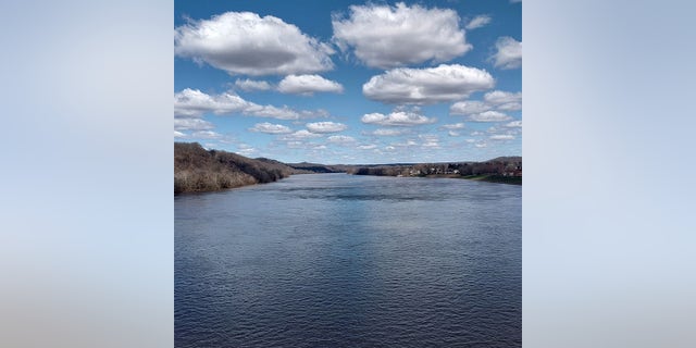 The Ohio River is pictured here — yet another photo that Barnes took throughout his trip and shared with Fox News Digital.