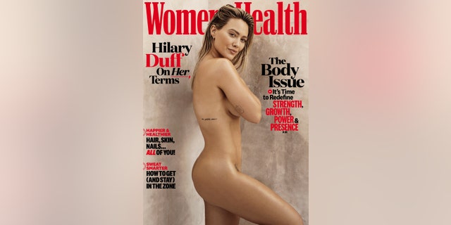 Hilary Duff opens up about her struggles with body image in her cover shoot.