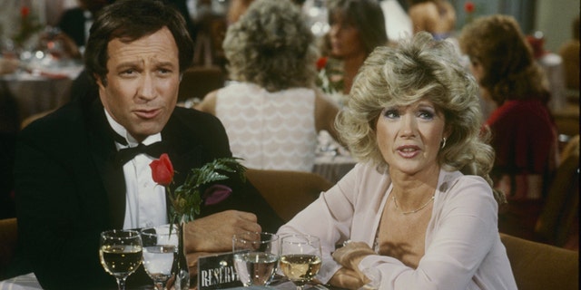 Charles Siebert and Connie Stevens in 1983.