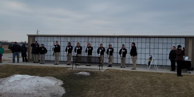 The Honor Guard performs six to 10 services a week in the spring and summer, Nicklay explained.