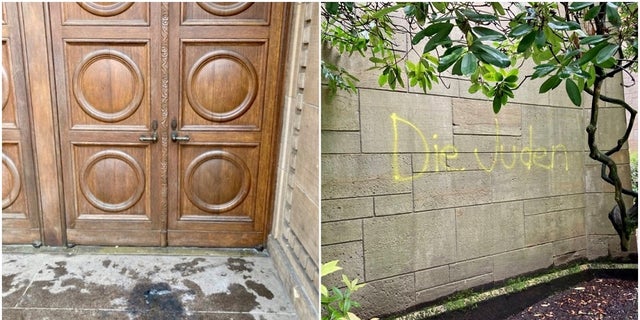 Vandalism of Congregation Beth Israel in Portland, Oregon.