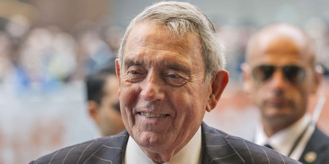 Dan Rather arrives on the red carpet for the film "Truth" during the 40th Toronto International Film Festival in Toronto, Canada, September 12, 2015. REUTERS/Mark Blinch
