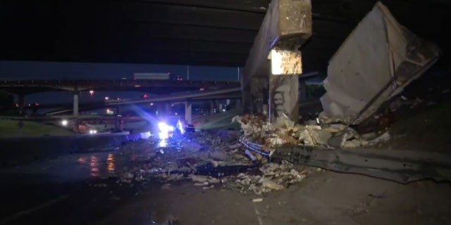 No injuries were reported in the crash.