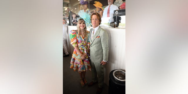 Dannielynn and Larry attend the 148th Kentucky Derby at Churchill Downs on May 7, 2022 in Louisville.