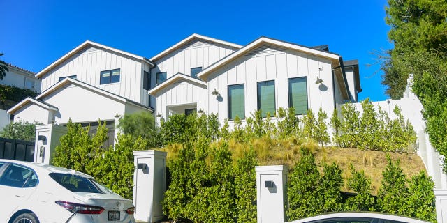 Exterior view of the reported house of Dorit Kemsley is seen on October 28, 2021 in Los Angeles, California. 