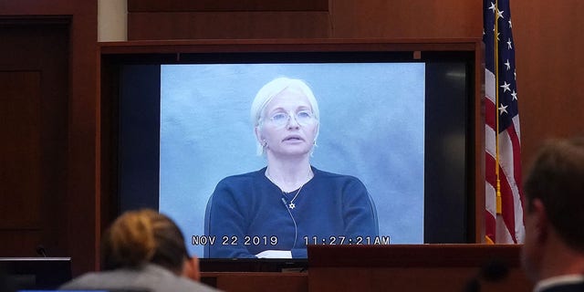 Ellen Barkin testified against ex-boyfriend Johnny Depp in a prerecorded deposition Thursday