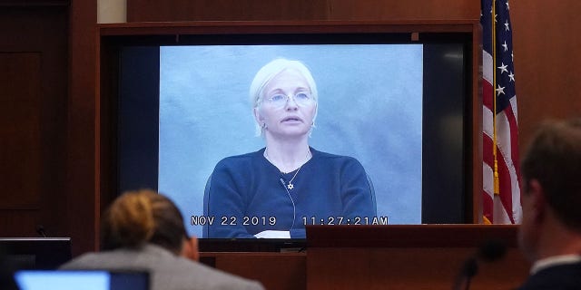 Ellen Barkin testified against ex-boyfriend Johnny Depp in a prerecorded deposition Thursday